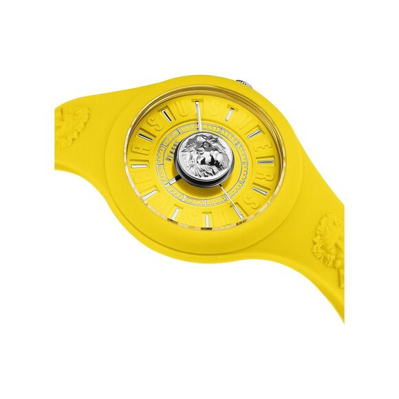 Versus Versace  Fire Island Silicone Watch Yellow Womens - Picture 3 of 5